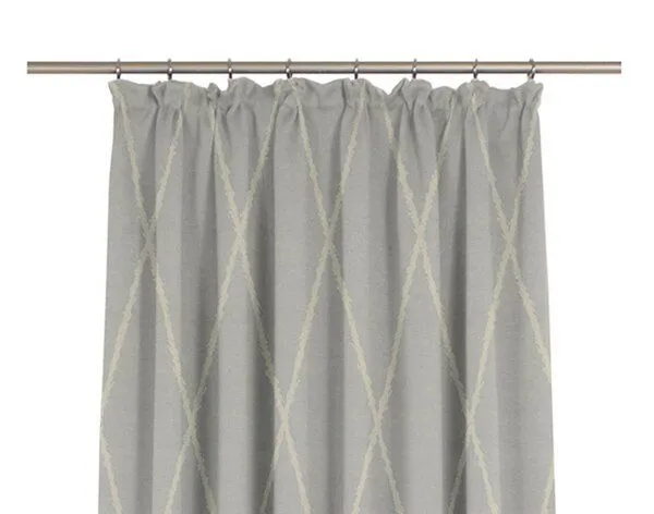 Nature by Adam Nature by Adam Vorhang aus 100% Bio-Baumwolle - Made in Germany - Casket Valdelana light, Hellgrau, – Produktbild 5 von 7
