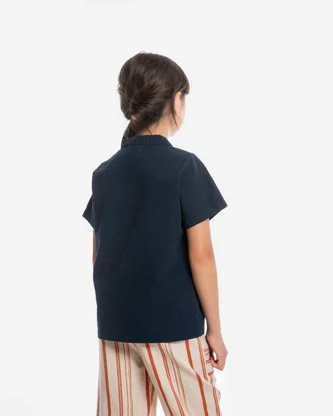 MATONA Matona T-Shirt | Shortsleeve Shirt | aus Bio-Baumwolle | GOTS-zertifiziert, Navy, – Produktbild 2 von 4