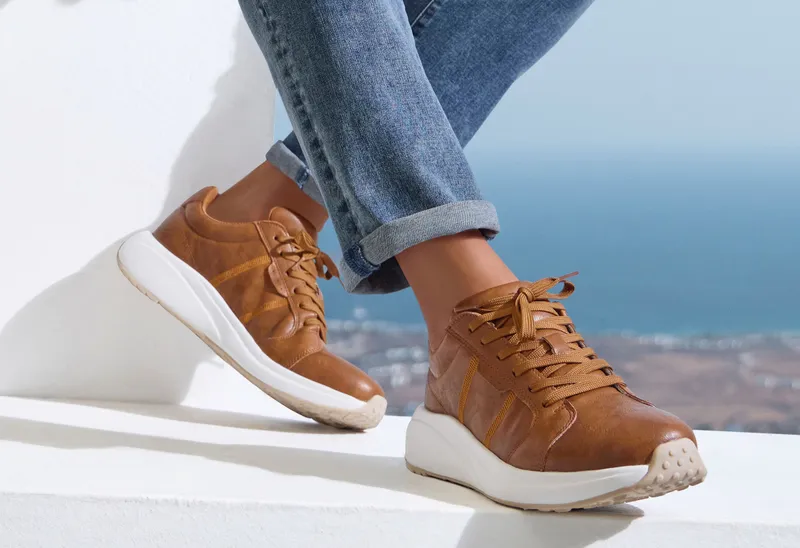 John Devin Sneaker camelfarben, Camelfarben, – Produktbild 1 von 2