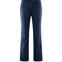 HempAge HempAge Damen modische Schlaghose Hanf/Bio-Baumwolle, Navy-5, – Produktbild 1 von 1