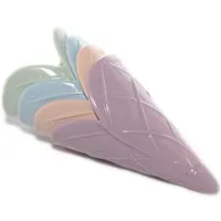 Spielstabil Spielstabil Eistüte pastell 4-teilig geschwungen, ca. 6 x 11,5 x 6 cm – Produktbild 1 von 1