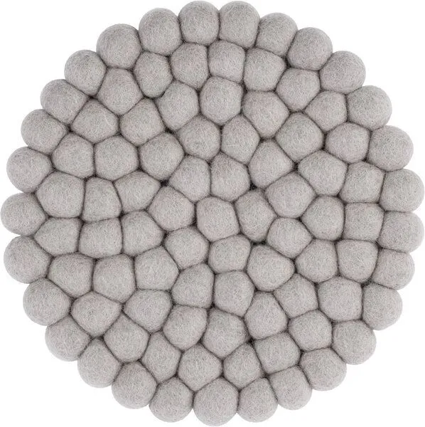 myfelt myfelt Filzkugel Topfuntersetzer (⌀ 20 cm), Grau (luis), – Produktbild 1 von 4