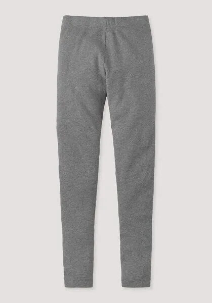 hessnatur hessnatur Rib Leggings aus Bio-Baumwolle, Grau, – Produktbild 1 von 1