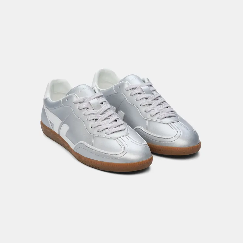 Zèta Zèta Herren vegan Sneaker Delta Silber, Hellgrau, – Produktbild 2 von 2