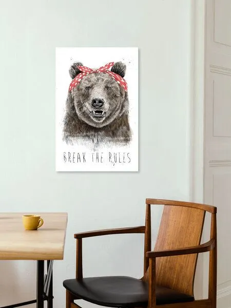 Photocircle Photocircle Poster / Leinwandbild - Break the rules – Produktbild 4 von 4