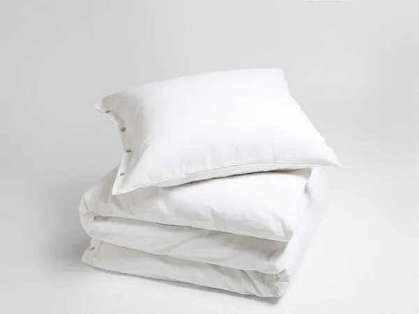 Yumeko Bettwäsche “Yumeko” aus Velvet Flanell, Pure white, – Produktbild 1 von 4