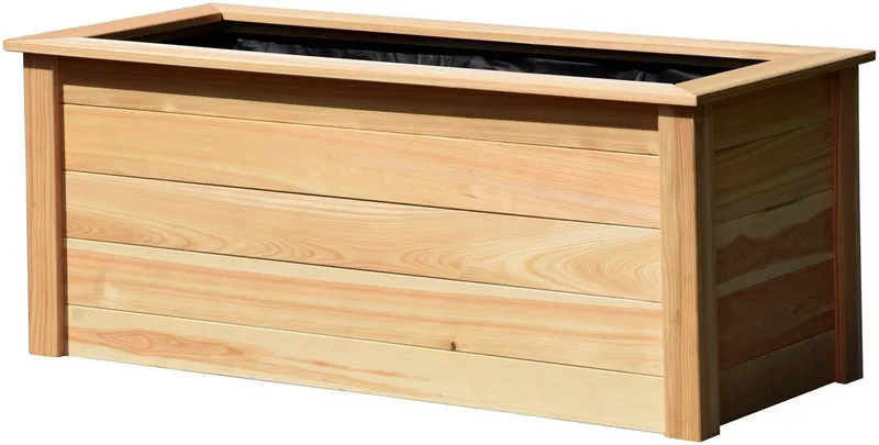 Dobar Dobar Hochbeet, FSC®-zertifiziertes Douglasienholz, wetterfest imprägniert, Beige, – Produktbild 2 von 5