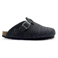thies Recycled Wool Clog "thies ®" aus recycelter, zertifizierter Wolle, Antracita (dunkelgrau), – Produktbild 1 von 1