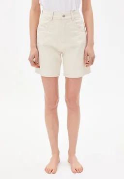 ARMEDANGELS ARMEDANGELS FREYMAA UNDYED - Damen Denim Shorts aus Bio-Baumwoll Mix (recycled) – Produktbild 1 von 1
