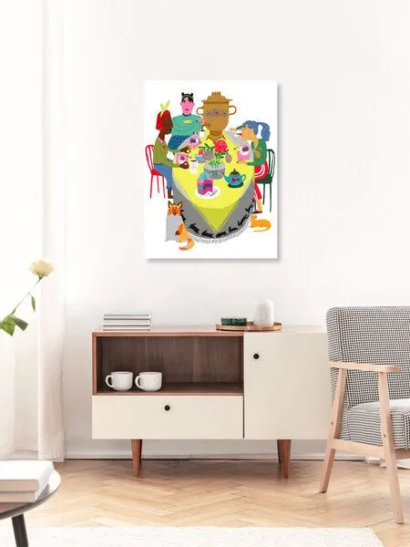Photocircle Photocircle Poster / Leinwandbild - Tuesday Tea Party – Produktbild 3 von 4