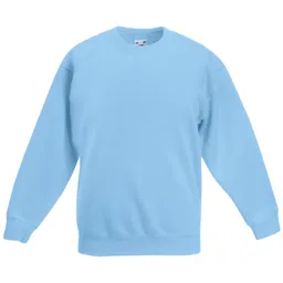 Fruit Of The Loom Fruit of the Loom Classic Kinder Sweater 16.2041 Gr. 116 sky blue – Produktbild 1 von 1