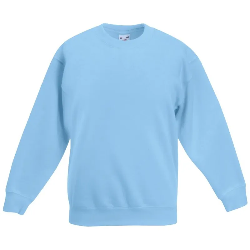 Fruit Of The Loom Fruit of the Loom Classic Kinder Sweater 16.2041 Gr. 152 sky blue – Produktbild 1 von 1
