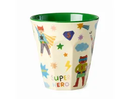 RICE RICE Becher Melamin Kinderbecher 250ml Grün Creme - Becher für Kita, 1-tlg., Melamin – Produktbild 1 von 1