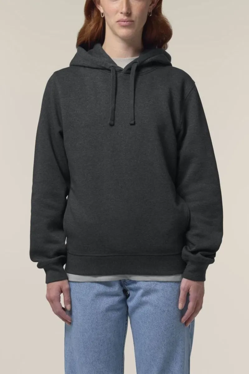 UNIPOLAR UNIPOLAR Herren vegan Hoodie Sound, Dunkelgrau, – Produktbild 2 von 2