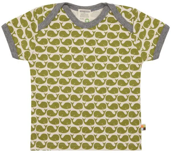 loud + proud loud + proud Babys & Kinder T-Shirt, GOTS-zertifiziert, Moos (grün), – Produktbild 1 von 1