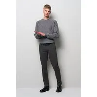 M 5 BY MEYER M 5 BY MEYER MIKROSTRUKTUR SUPER-STRETCH CHINO, Grau (anthrazit), – Produktbild 2 von 5
