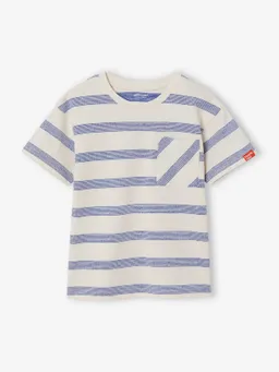 Vertbaudet Jungen T-Shirt aus Strick mit Streifen – Produktbild 1 von 1
