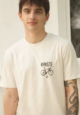 päfjes päfjes Gepard die Rakete Fahrrad Gravel - Unisex Männer Bio T-Shirt – Produktbild 1 von 1