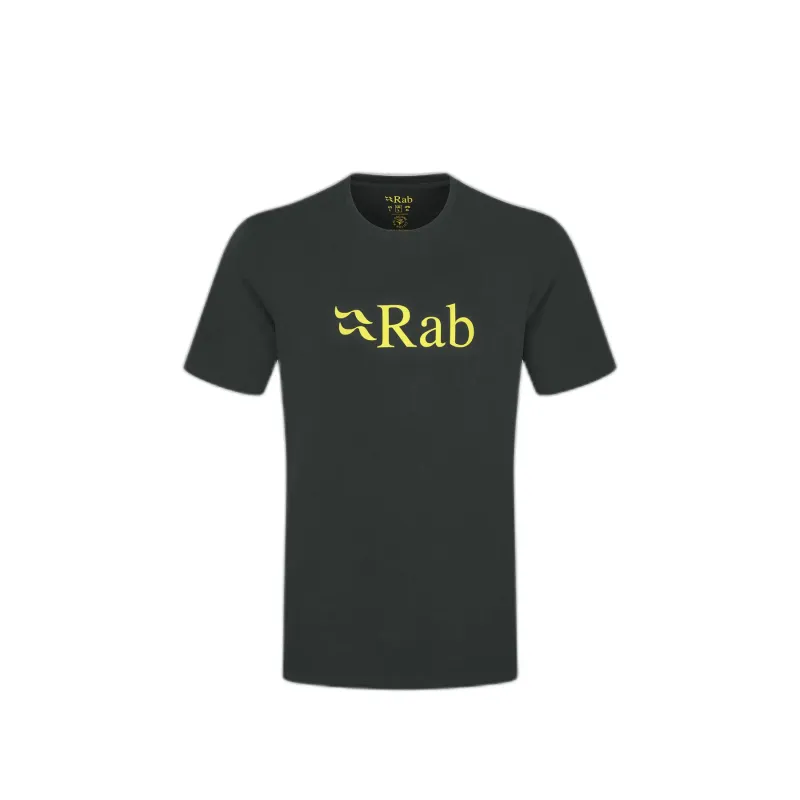 Rab T-Shirt Rab Stance Logo, Schwarz, – Produktbild 2 von 2