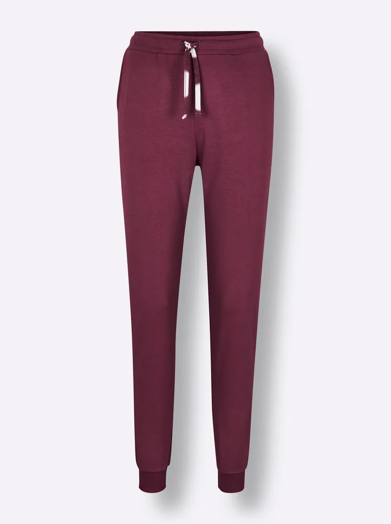 feel good Dehnbund-Hose bordeaux, Bordeaux, – Produktbild 2 von 2