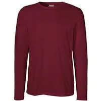 Neutral Neutral® Herren Langarm T-Shirt von Neutral Bio Baumwolle, Bordeaux, – Produktbild 1 von 1