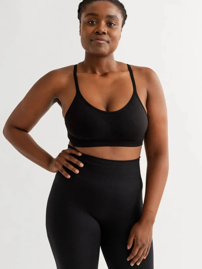 erlich textil erlich textil Lula bügelloses Bustier aus Polyamid, made in Europe, Schwarz, – Produktbild 1 von 5