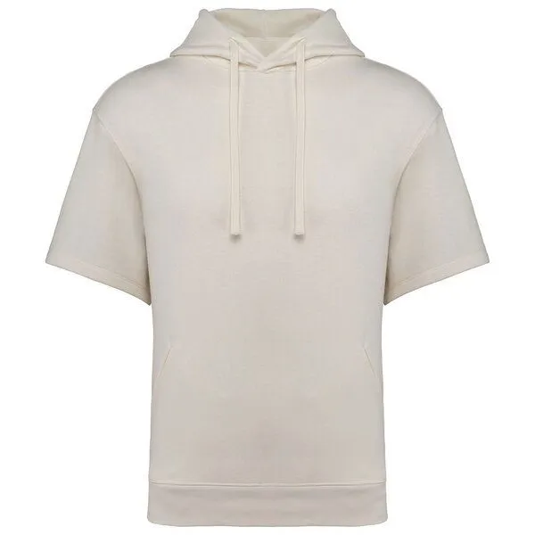 YTWOO YTWOO Unisex French Terry Hoodie – Kurzarm & nachhaltig, Ivory, – Produktbild 1 von 4