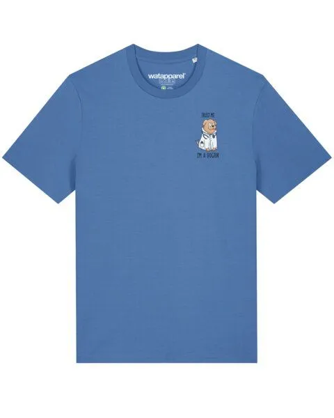 watapparel watapparel T-Shirt Unisex Dogtor, Bright blue, – Produktbild 1 von 3