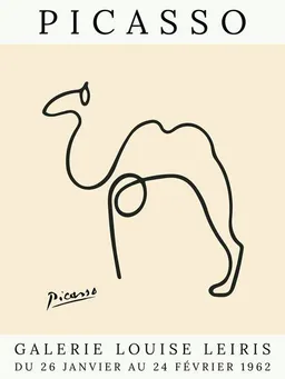 Photocircle Photocircle Poster / Leinwandbild - Picasso Kamel – beige – Produktbild 1 von 1