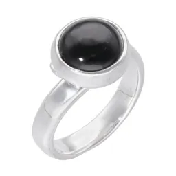 pakilia pakilia Silber Ring Obsidian Fair-Trade und handmade – Produktbild 1 von 1