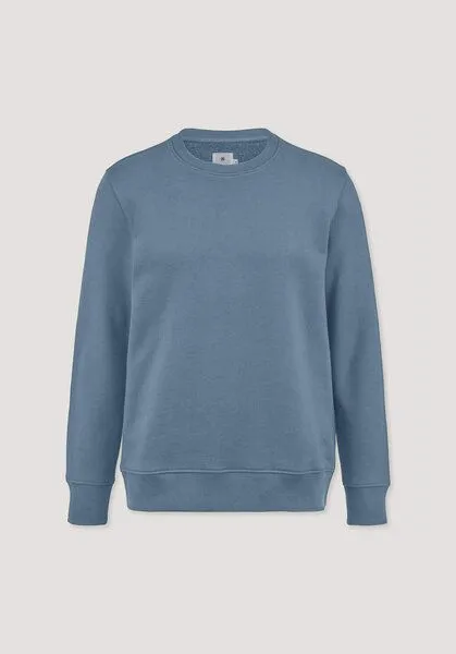 hessnatur hessnatur Sweatshirt Regular BETTERRECYCLING aus reiner Bio-Baumwolle, Kristallblau, – Produktbild 4 von 4