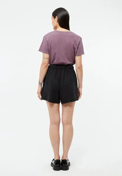 Givn Berlin Givn Berlin Shorts Clementine, Black linen, – Produktbild 2 von 4