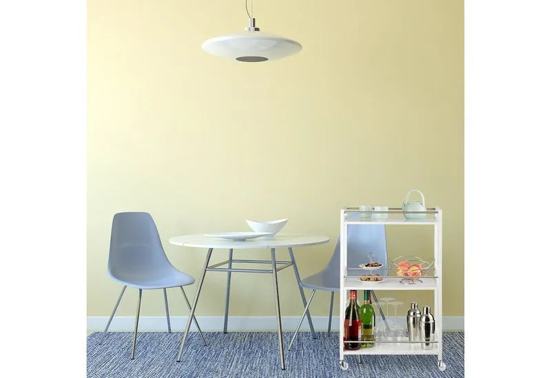 RELAXDAYS RELAXDAYS Servierwagen mit 3 Ablagen, (1 St), Silberfarben|weiß, – Produktbild 3 von 5