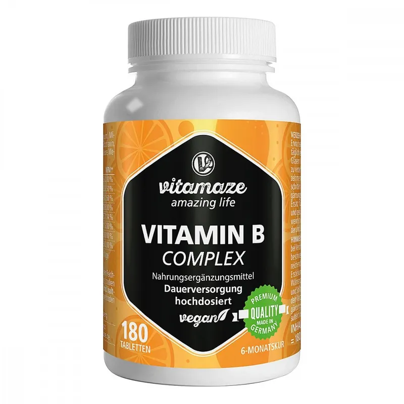 vitamaze Vitamaze VITAMIN B-Complex hochdosiert vegan – Produktbild 1 von 1