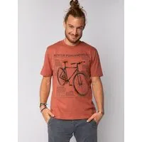 watapparel watapparel T-Shirt Unisex Fahrrad Grundlagen, Heritage brown, – Produktbild 1 von 1