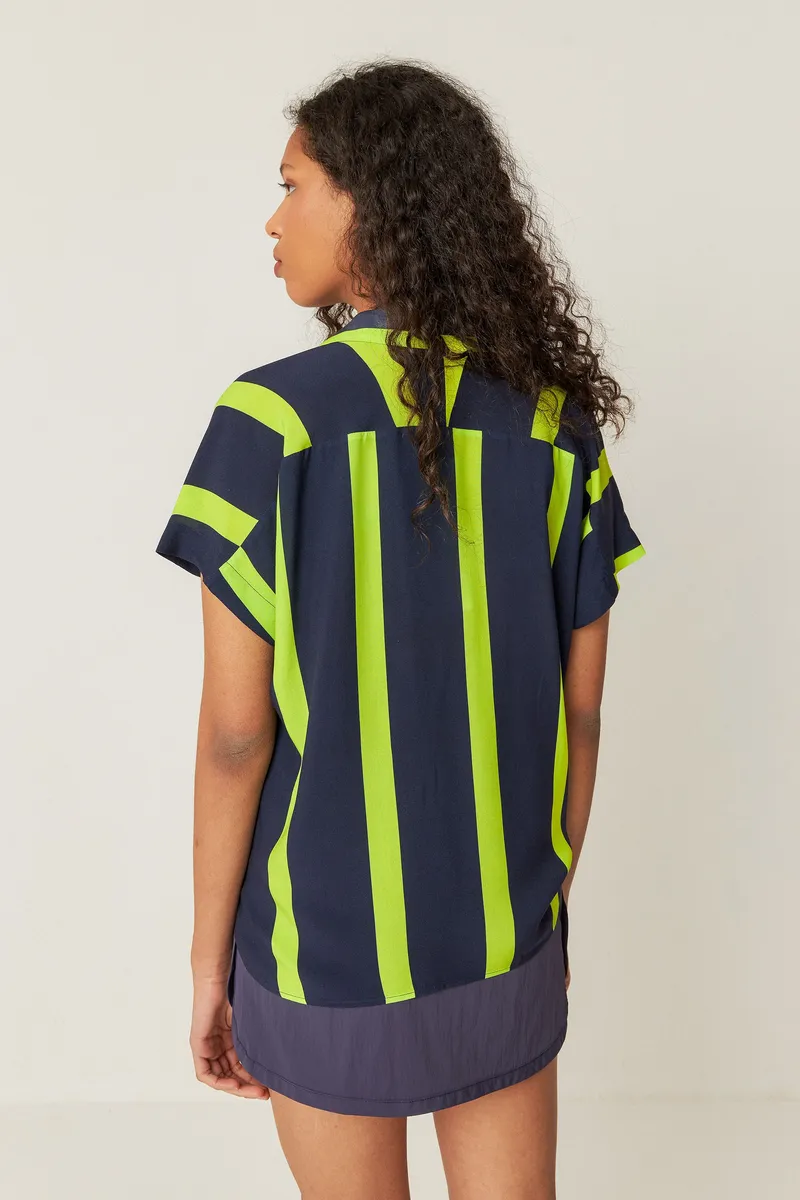 SKFK SKFK Damen vegan Shirt One Schwarz/Grün, Schwarz, – Produktbild 2 von 2