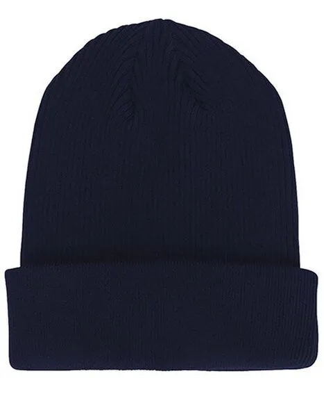 Neutral Neutral® Damen / Herren Mütze Classic Beanie Winter, Navy, – Produktbild 2 von 4