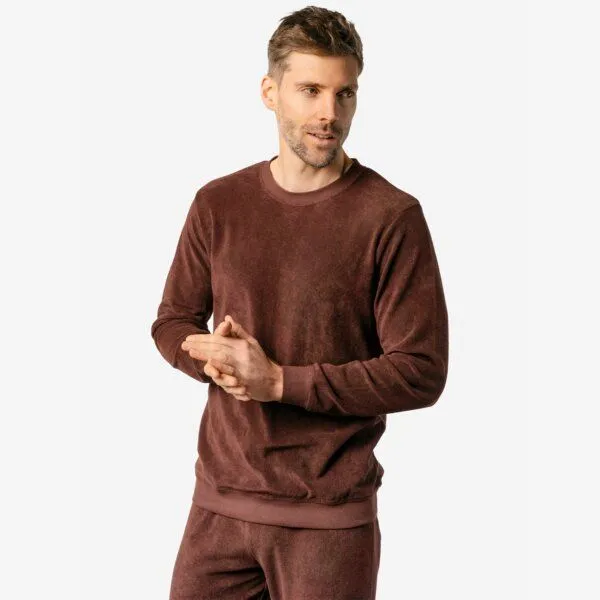 Living Crafts Living Crafts Herren Frottee-Schlafanzug - BJÖRN, Dark brown (braun), – Produktbild 2 von 4