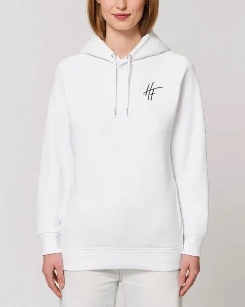 Human Family Human Family Bio Unisex Hoodie - "Shelter - Protect our Planet", Weiss, – Produktbild 1 von 4