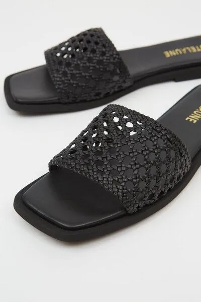 Jutelaune Jutelaune Braided Sandals, Schwarz, – Produktbild 1 von 3
