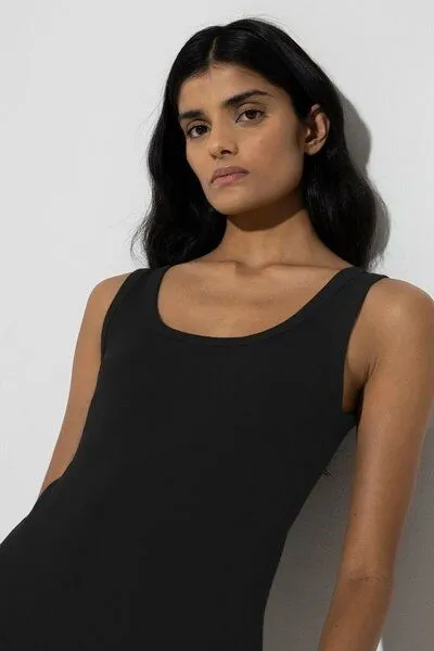 Soulwear Soulwear Top Ribbed aus Bio-Baumwolle, Schwarz, – Produktbild 3 von 4