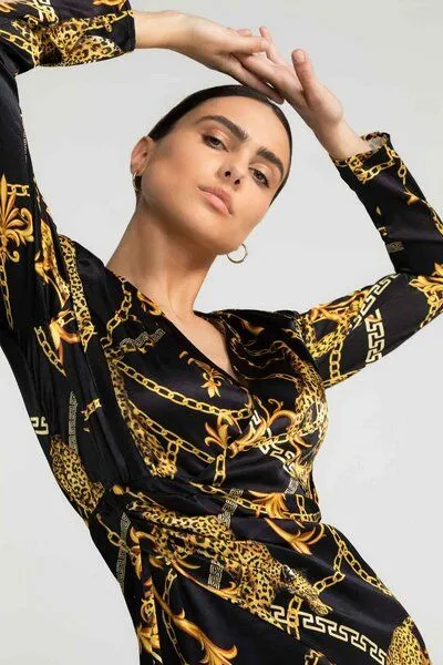 Lovjoi Lovjoi Dress EMYLIA, Jaguar baroque, – Produktbild 3 von 4