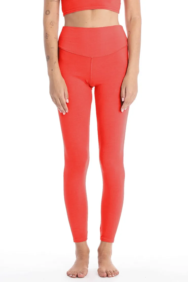 RAVENS VIEW IBIZA RAVENS VIEW IBIZA Damen vegan Legging Yoga Plus Radiant Red, Hellrot, – Produktbild 1 von 1