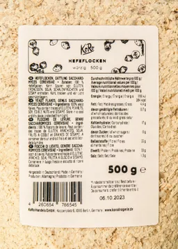 KoRo Hefeflocken 500 g – Produktbild 1 von 1
