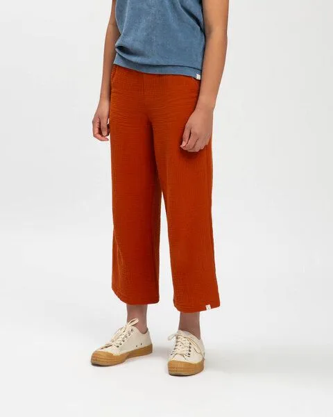 MATONA Matona Lockere Musselinhose für Kinder / Lounge Pants, Brick, – Produktbild 3 von 4