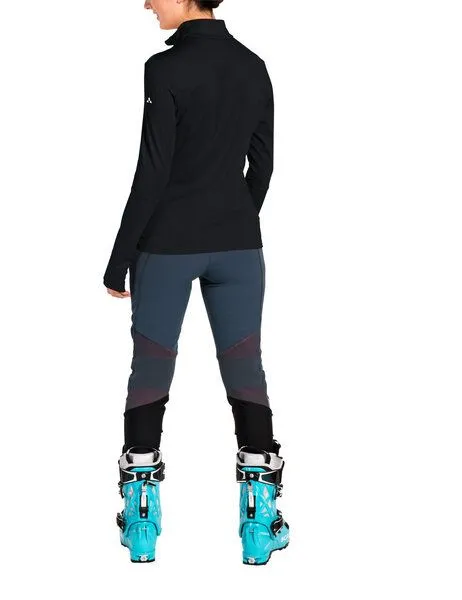 Vaude VAUDE Pullover Women's Livigno Halfzip II, Schwarz, – Produktbild 7 von 7