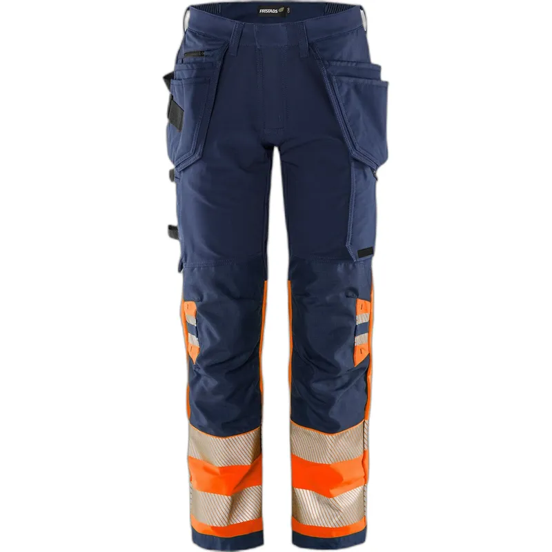 Fristads Hochsichtbare Arbeitshose Klasse 1 Fristads Outdoor 2643 GSTP, Orange, – Produktbild 1 von 1