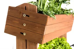 matrasa Hochbeet mit Rankseilen CUBE 2 - Vertikales Beet für Terrasse Balkon & Garten, Gemüsebeet Kräuterbeet – Produktbild 1 von 1