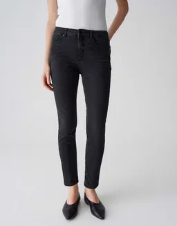 OPUS PANTS Skinny-fit-Jeans ENJA EASE mit Powerstretch Low Rise Ankle, BCI Cotton, Zip-Fly – Produktbild 1 von 1