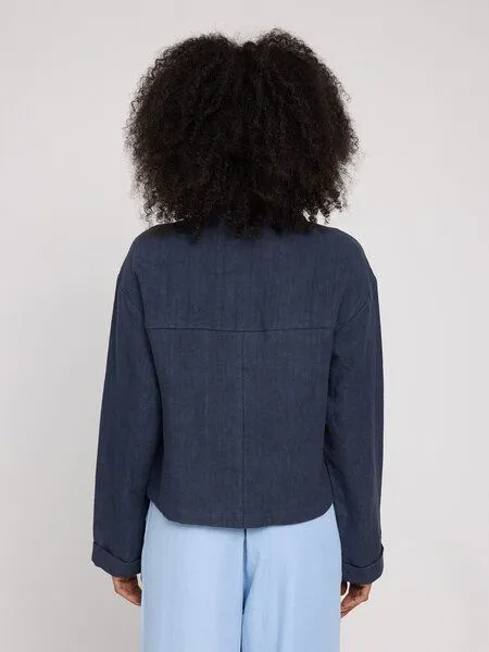 Mazine Mazine Leichte Jacke für Frauen - aus 100% Leinen, Blau (ink blue), – Produktbild 4 von 5
